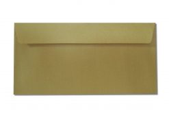 DL gold metallic envelopes