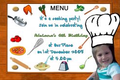 Cooking Invitations