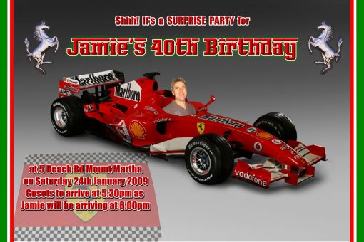 Ferrari Invitations