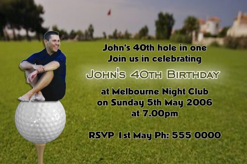 Golf Invitations