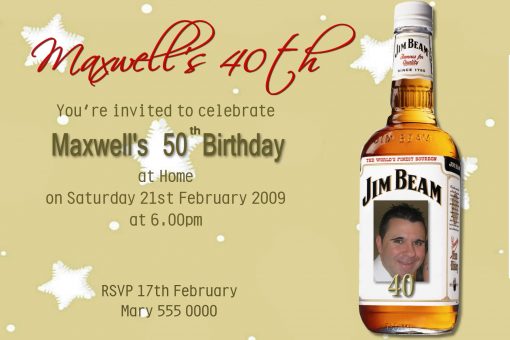 jim beam invitations