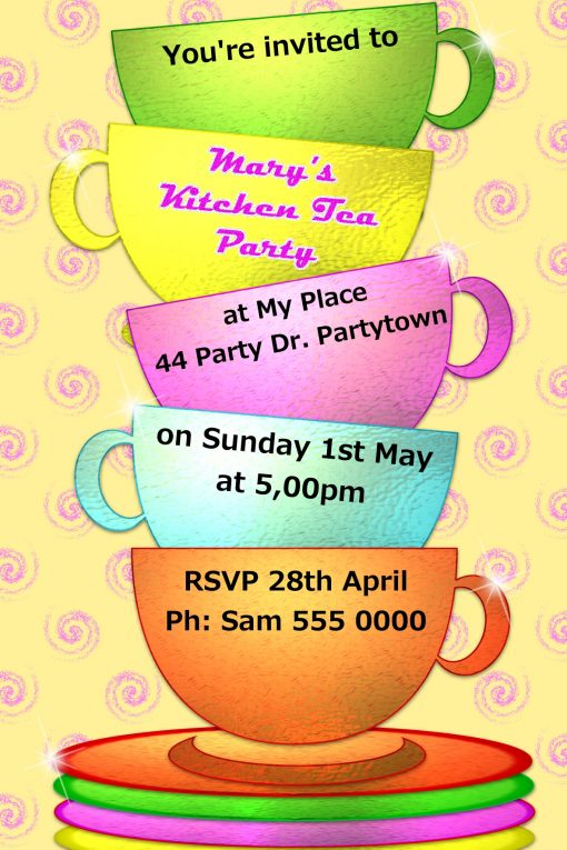 Tea Party Invitations